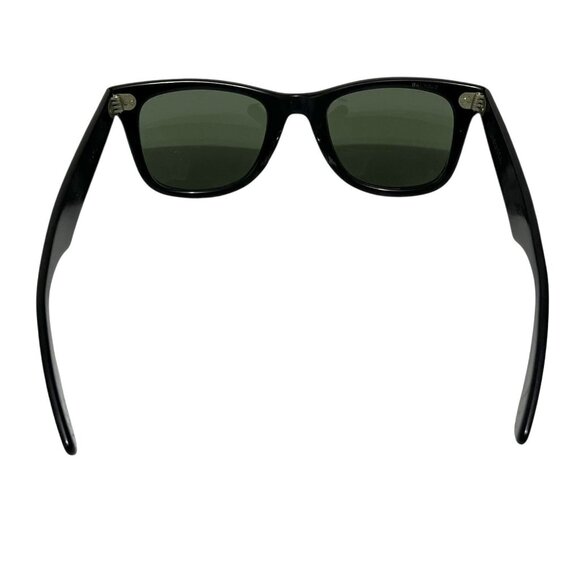 Vtg B&L Ray-Ban Wayfarer 5022 Black G-15 Glass Lenses USA Made Sunglasses - Picture 6 of 14